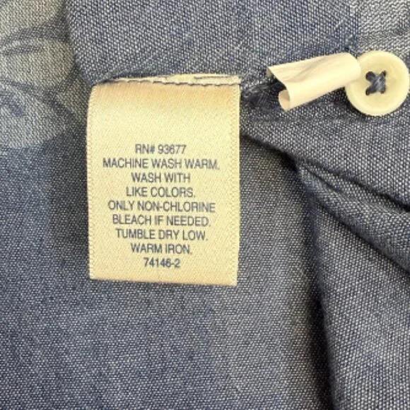 The Foundry Supply Co. 3XLT Big and Tall Hibiscus Hawaiian Print Shirt - Picture 6 of 8